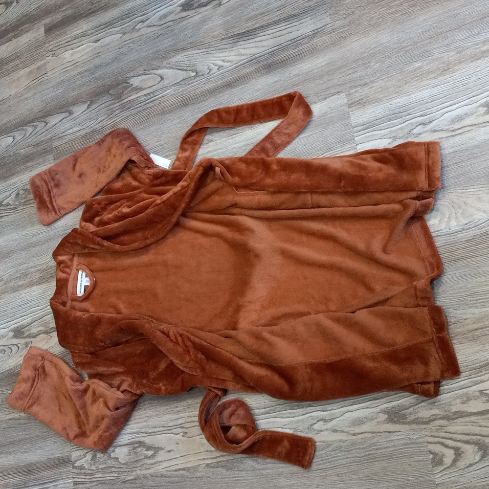 Amazon Essentials Cozy Brown Women's Robe Size XS - Picture 10 of 10